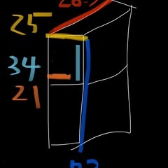 カラーボックス　ナチュラル　大小2個セットの画像