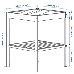 IKEA イケア　ネスナ　NESNA サイドテーブルの画像