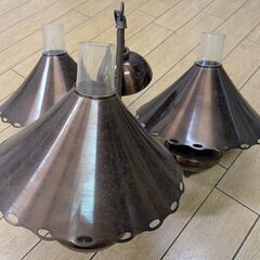 【レトロ照明】昭和レトロ　天井　シーリングライト　電気　電球　照明器具■駒ヶ根市の画像
