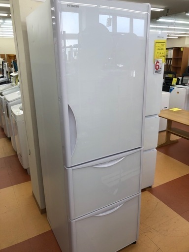 《尼崎市/リサイクルショップドリーム次屋店》★ジモティー割引有★3ドア冷蔵庫　375L 日立　R-S38JV 2019年製　中古品☆尼崎市若王寺☆