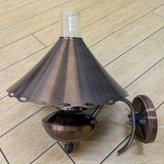 【レトロ照明】昭和レトロ　壁　ブラケットライト　電気　電球　照明器具■駒ヶ根市の画像