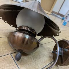 【レトロ照明】昭和レトロ　壁　ブラケットライト　電気　電球　照明器具■駒ヶ根市の画像