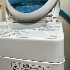 TOSHIBA 5kg洗濯機の画像