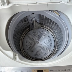 【2019年製】洗濯機 6kg シャープ　ES-GE6C-Wの画像