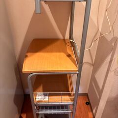 キッチン収納（レンジ台）の画像