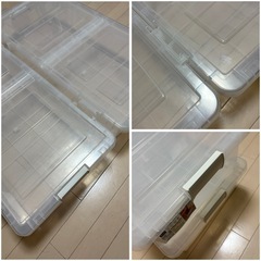 【2個】ベッド下収納ケース　定価5680円の画像