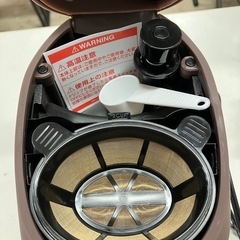 2508-700 recolte グランカフェデュオ GKD-1 ブラウン 2010年製 通電確認済み 未使用品の画像
