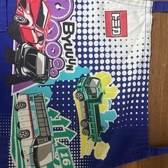 トミカエプロン 110cmの画像