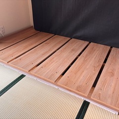 LOWYA／シングルベッドフレーム(マットレスも)の画像