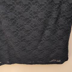新品未使用品★黒のレース　半袖　LLの画像