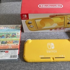 Switch light スイッチライト　イエロー　どうぶつの森付きの画像