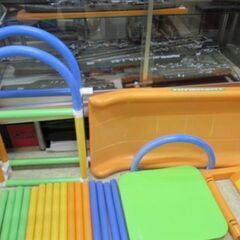 🎮【アンパンマンシリーズ】見切品!!ジャングルジムと滑り台【おもちゃ買いますアールワン田川】の画像