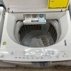 J2073【リユースのサカイ柏店】TOSHIBA　東芝　7.0kg　全自動洗濯機 AW-7D7　2019年製　動作確認、クリーニング済み　参考価格：129,800円 の画像
