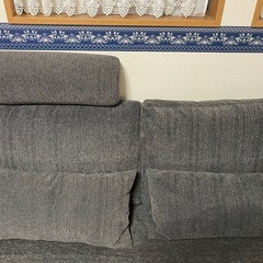3人掛けソファオットマン付き（中綿羽毛100％）の画像