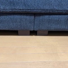 3人掛けソファオットマン付き（中綿羽毛100％）の画像