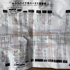 ミニモト12Vメインハーネスの画像