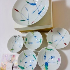たち吉 取り鉢揃 五草花 セット 未使用保管品の画像