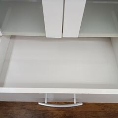 ★リユースのサカイ水戸店★  食器棚 白 H178×D41.5×W59 クリーニング済み MT5277の画像