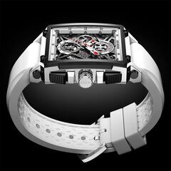 LIGE　ファッション　ペアウオッチ　腕時計　スポーツ防水　ブラック＆ホワイトの画像