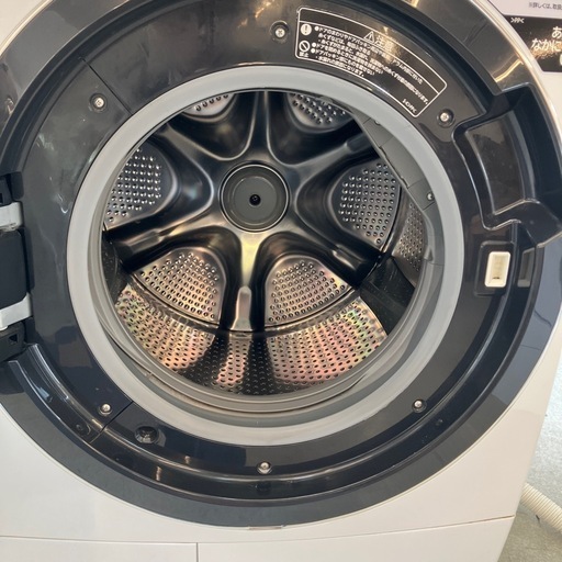 K2508-298 HITACHI ドラム式洗濯機 BD-SG100EL 10kg　2019年製 動作確認済み キズ汚れヘコミ有り