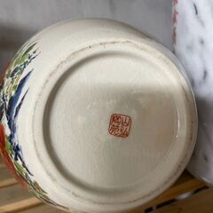 花瓶　No.2545　薩摩焼　山弘陶苑　壺　【リサイクルショップどりーむ天保山店】の画像