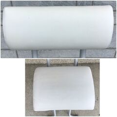 390 ニトリ 折畳みハイチェア ホワイト 椅子 チェア カウンターチェア スツールの画像
