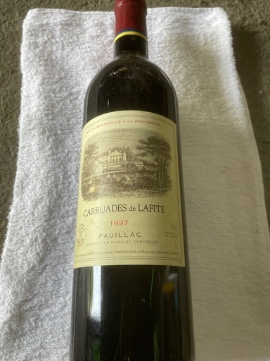 未開封 長期保管品　カリュアド ド ラフィット 1997年 赤 750ml 13% ポイヤック Carruades de Lafite