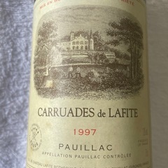 未開封 長期保管品　カリュアド ド ラフィット 1997年 赤 750ml 13% ポイヤック Carruades de Lafite の画像