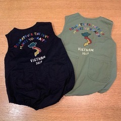 LW リトルウィークエンド　ロンパース　2点セットの画像