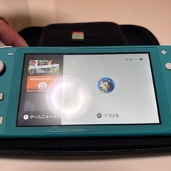 Switch Lite ターコイズブルー どうぶつの森カセット付き♡の画像