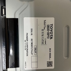 美品　トヨタ純正 CP-W66 CD/USB/ラジオ対応 パイオニア製 10P6P電源カプラー ラジオアンテナカプラータイプの画像