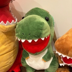 恐竜ぬいぐるみセットの画像