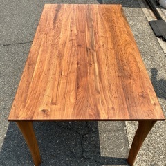 【関家具/輸入元】ダイニングテーブル　机　インテリア　ブランド家具　ウッド　木製　オシャレ家具　おしゃれ【横150奥85高70】の画像
