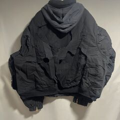 BALENCIAGA 22SS UNITY DESTROYED BOMBER JACKETの画像