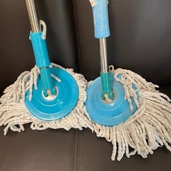 手動　回転モップ2本の画像