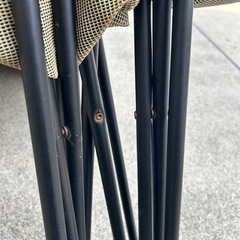 Coleman 折りたたみチェア フットレスト付き　BBQ アウトドア キャンプの画像