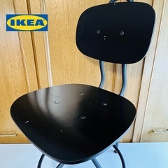 ✅　IKEA 現行品 “クッラベリ”  回転 昇降　チェア ブラックの画像
