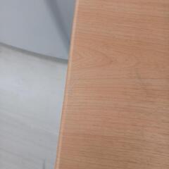 【ドリーム尾浜店】簡易PCデスク　NA　※キズ、スレ、ハガレあり　 高さ(H)120cm× 幅(W)45cm× 奥行(D)40~64cmの画像