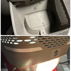 (取り引き者決定)スズキ　レッツバスケット　ワインレッドの画像