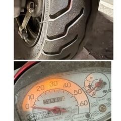 (取り引き者決定)スズキ　レッツバスケット　ワインレッドの画像