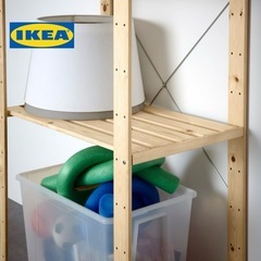 ✅ ［新品未組立品］ ［横連結可能］　IKEA ヘイネ 1セクション ソフトウッドの画像