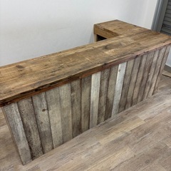 店舗什器 オーダーメイドレジ台足場板はしけ板アメリカン雑貨アメカジの画像
