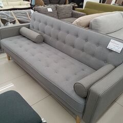 ★リユースのサカイ日立店★HJ7520 NITORI 3人掛けソファ ライトグレー H84×D87～104×W209 クリーニング済み の画像