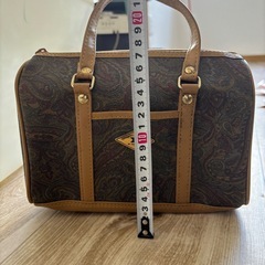 KL Collection ハンドバッグ ペイズリー柄 レトロの画像