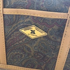 KL Collection ハンドバッグ ペイズリー柄 レトロの画像