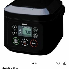 Haier ハイアールマイコン炊飯器 JJ-M30B(K)の画像