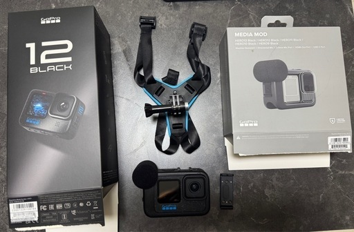 【美品】GoPro12 hero Black メディアモッド付き