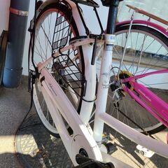 J1360【リユースのサカイ柏店】シティサイクル　Advance　ダイナモライト　ホワイト　★店頭にて試乗可★ 簡易クリーニング済　　 中古自転車 　流山市  松戸市 我孫子市 鎌ヶ谷市 船橋市 守谷市 取手市　の画像