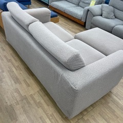 【ドリーム川西店御来店限定】オットマン付2Pソファー/中古品 【2125560000022864】の画像