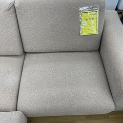 【ドリーム川西店御来店限定】オットマン付2Pソファー/中古品 【2125560000022864】の画像